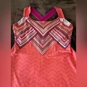 PRANA Dress with Geometric Print.  Sz M